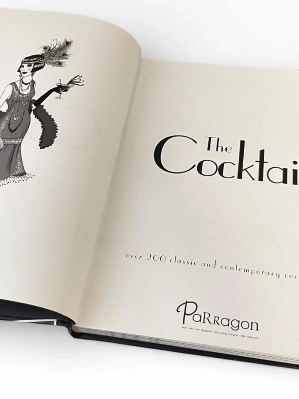 The Cocktail 200+ Classic & Contemporary Cocktail Recipes Hardcover Bar Book
